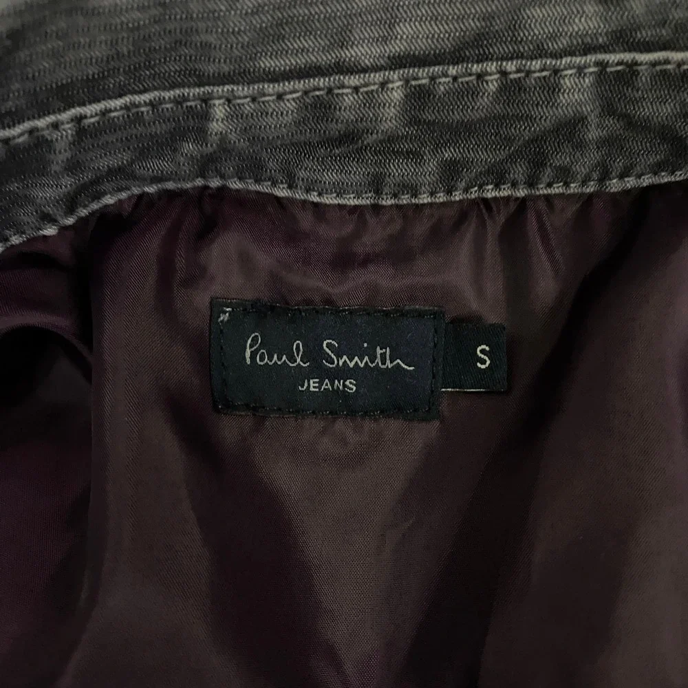 Paul Smith Jeans Jacket Mens Small Blue Grey Half Lined Blazer Sport Coat